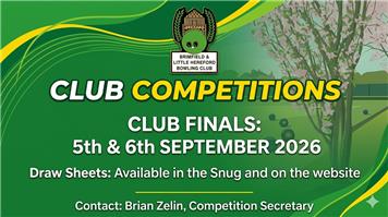Roebuck Cup (2 wood Singles) Club Competition